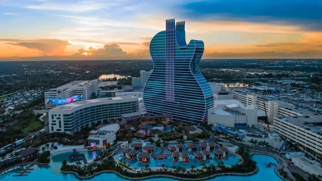 The Guitar-Shaped Hard Rock Hotel