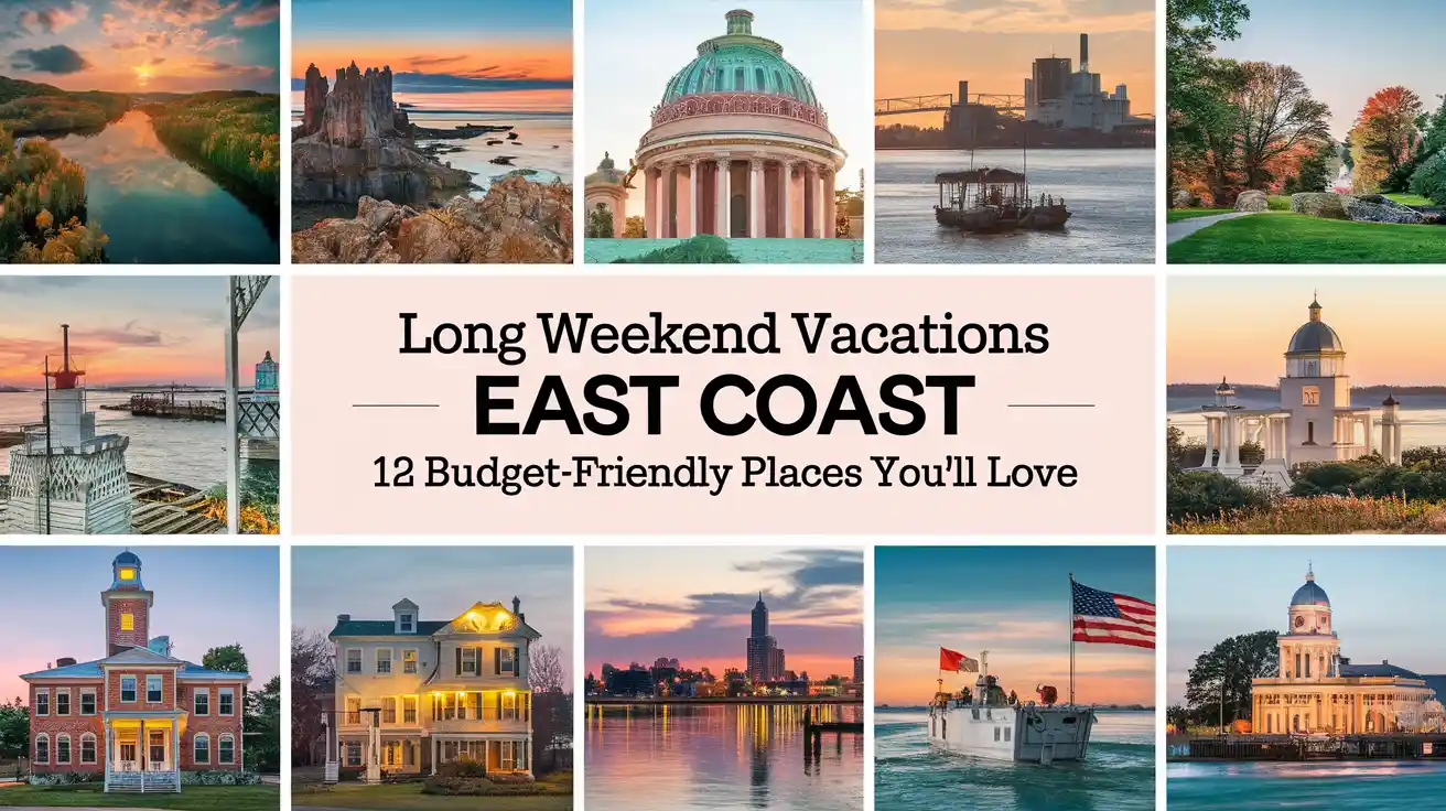 Long Weekend Vacations East Coast: 12 Budget-Friendly Places You’ll Love