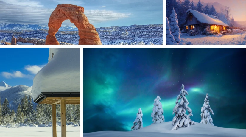 12 Best Places to Spend Christmas in USA with Snow