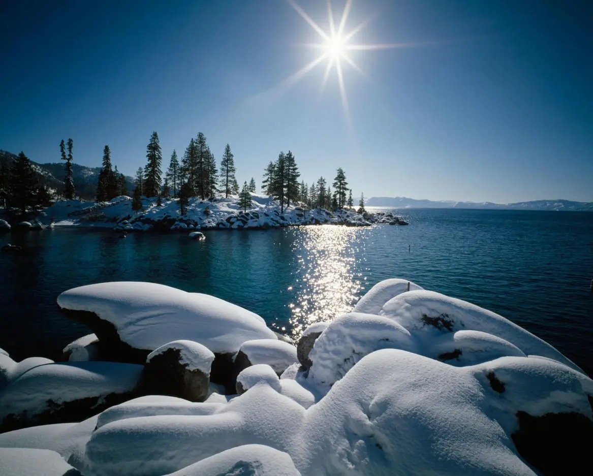 Winter Lake Tahoe